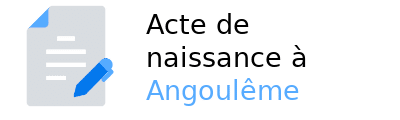 acte naissance Angoulême