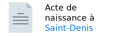 acte naissance Saint-Denis